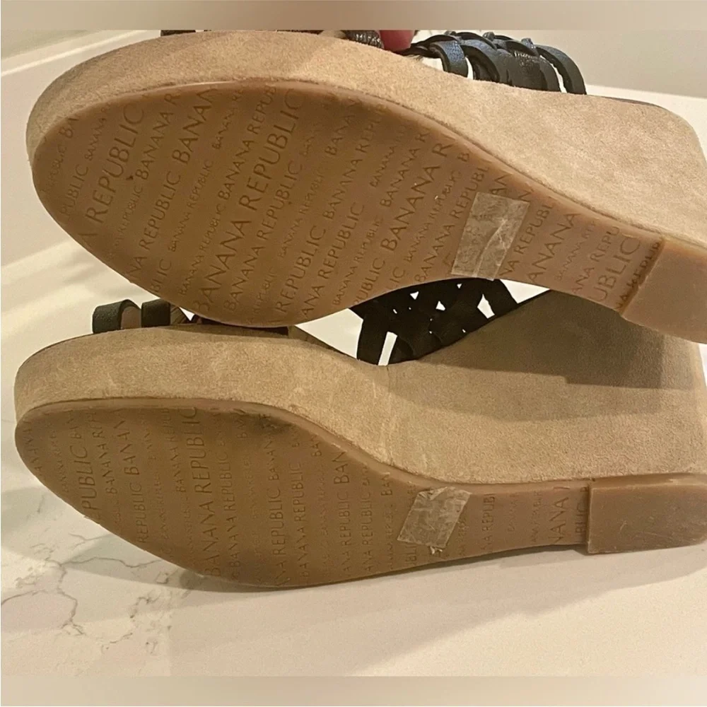Banana Republic strappy Wedge Sandals